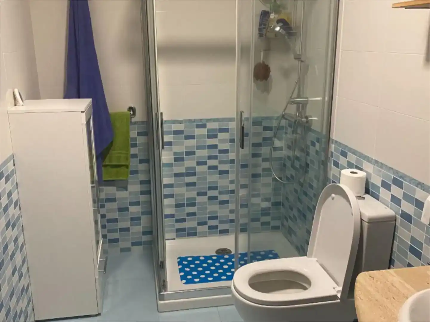 Bany de Casa o xalet en venda en Fernán Caballero amb Aire condicionat, Piscina i Balcó