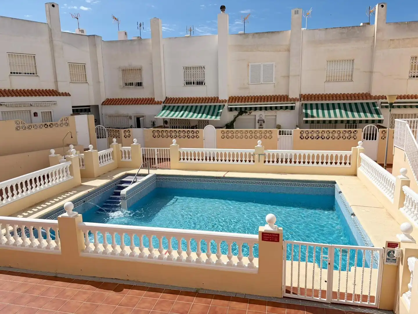 Swimming pool of Duplexes for sale in Almería  with Terrace, Furnished and Balcony