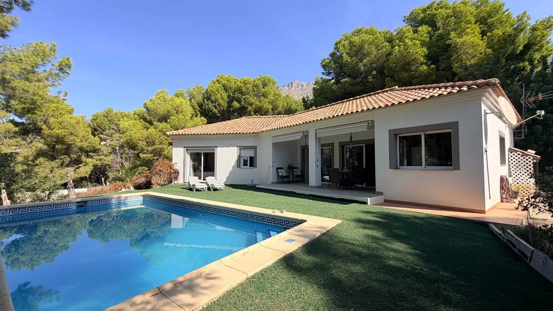 Exterior view of Houses for rent in Altea  with Air Conditioner, Heating and Private garden