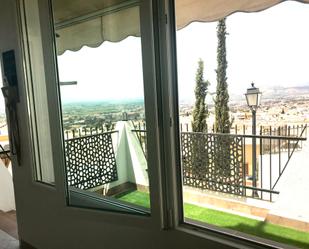 Balcony of Study to rent in  Granada Capital  with Air Conditioner, Heating and Terrace