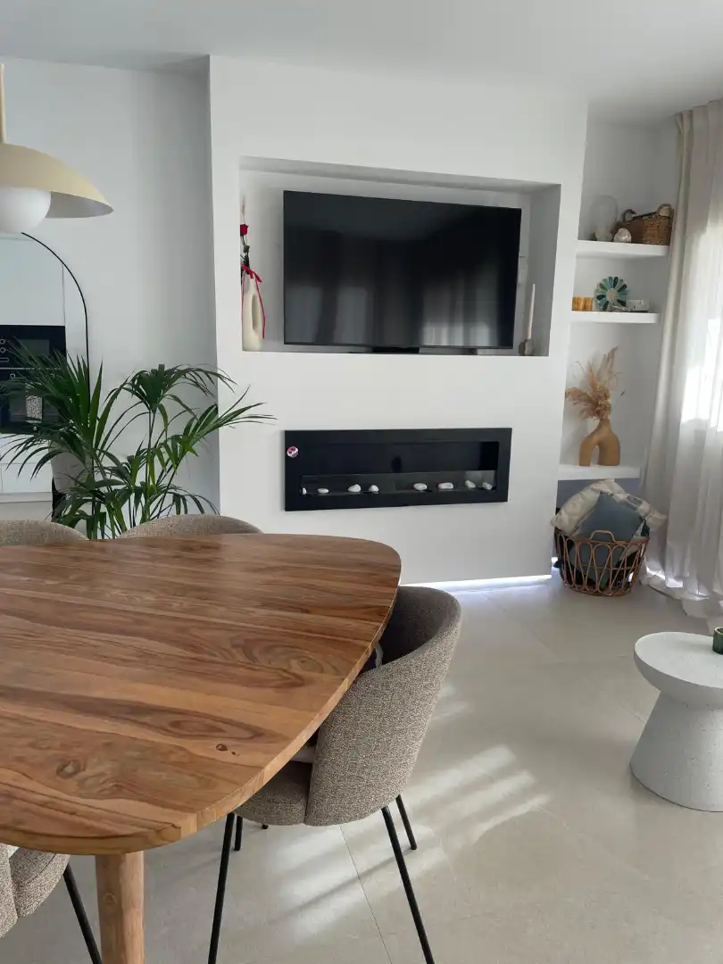 Comedor de Apartamento en venta en Vandellòs i l'Hospitalet de l'Infant con Aire acondicionado, Calefacción y Amueblado