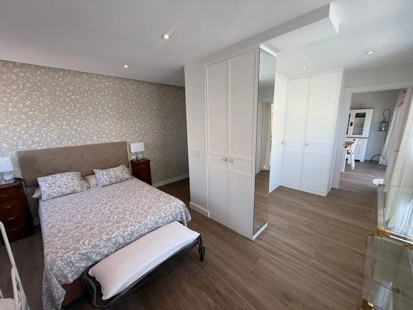 Schlafzimmer von Wohnung zur Miete in Almería mit Klimaanlage, Terrasse und Möbliert