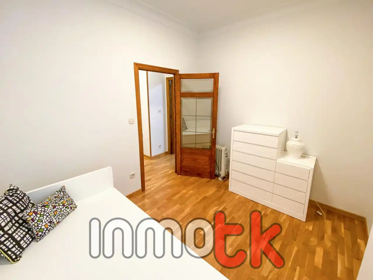 Bedroom of Flat for rent in A Coruña Capital   with Heating, Parquet flooring and Furnished