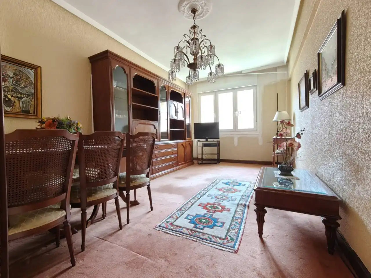 Sala de estar de Piso en venta en Bilbao  con Balcón