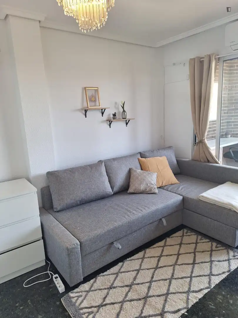 Sala de estar de Apartamento de alquiler en Moncada con Amueblado, Horno y Lavadora