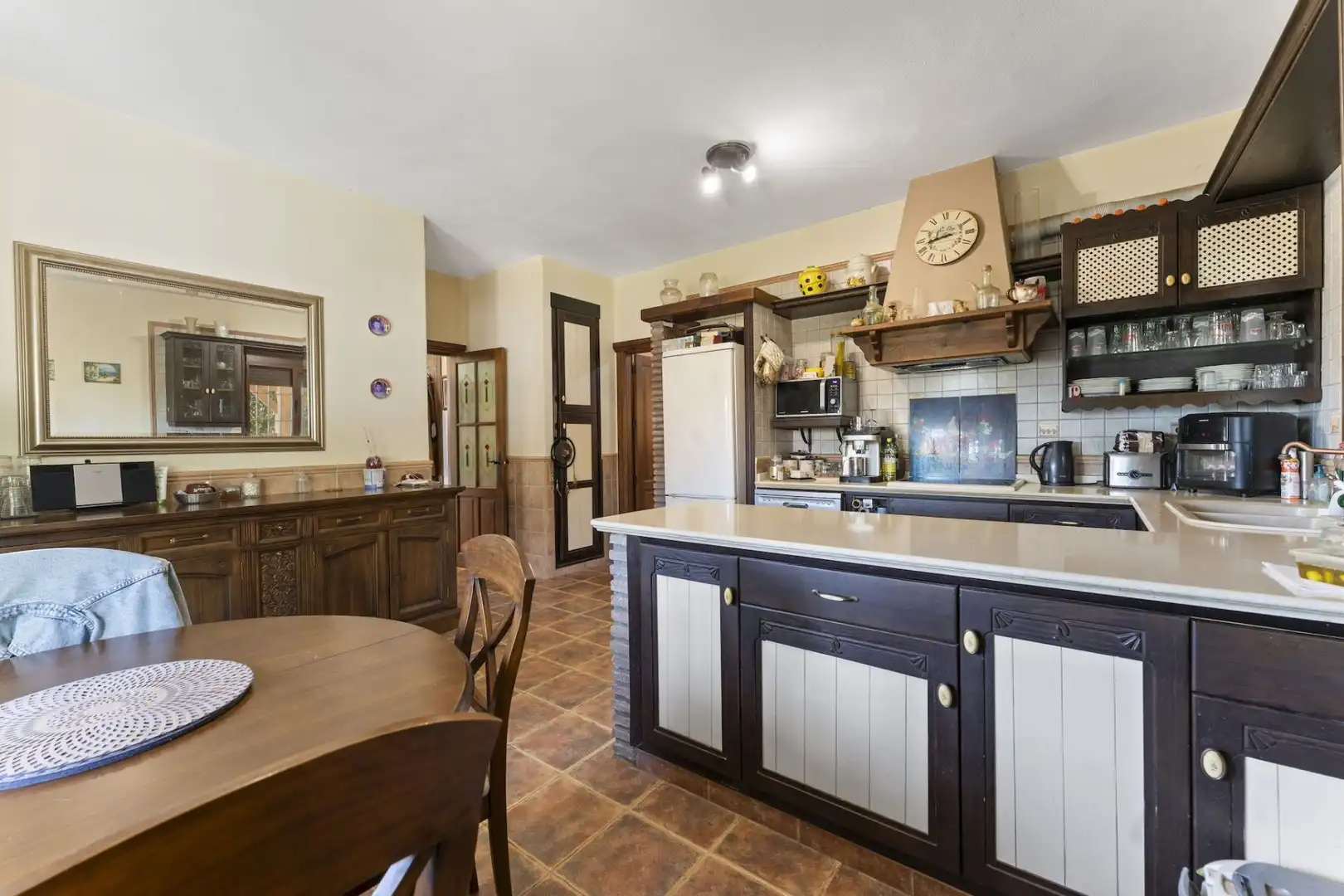 Cocina de Casa o chalet en venta en Alhaurín El Grande con Aire acondicionado y Piscina