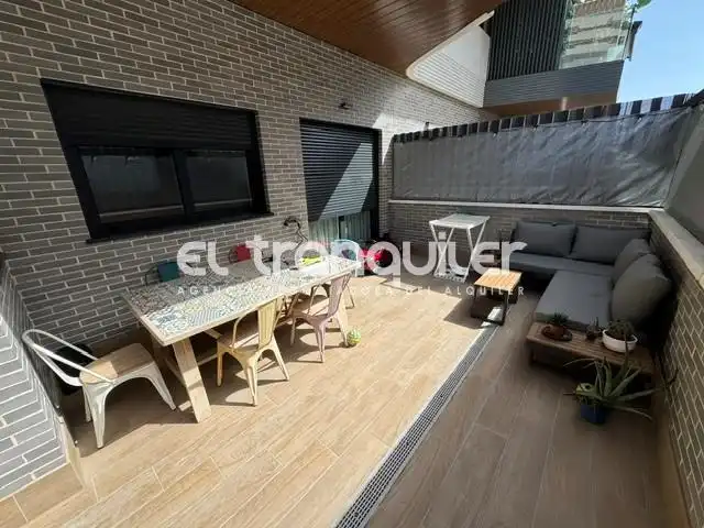 Terrace of Flat for rent in Madrid  with Air Conditioner, Terrace and Storage room