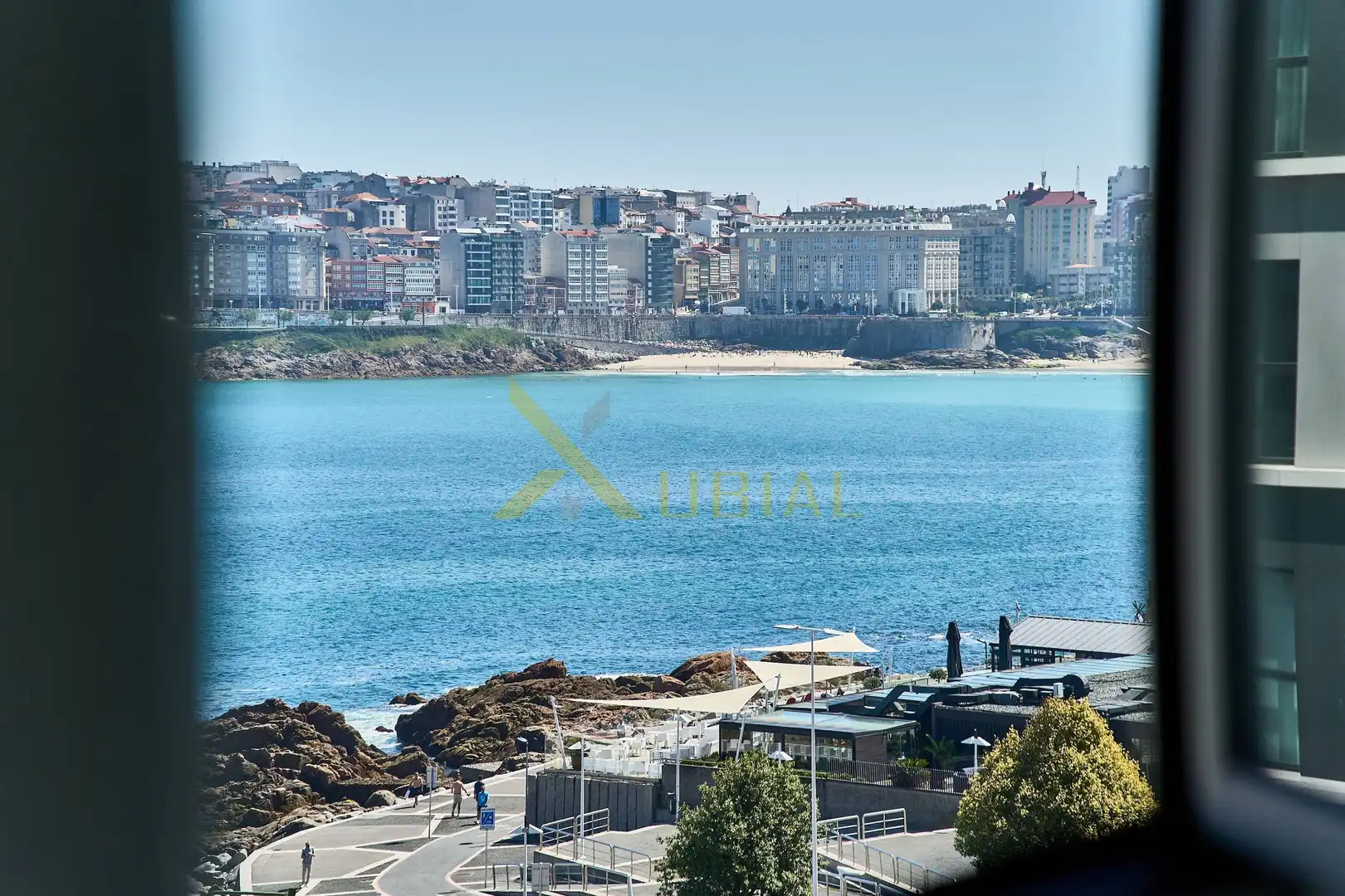 Exterior view of Flat for sale in A Coruña Capital   with Storage room, Furnished and Balcony