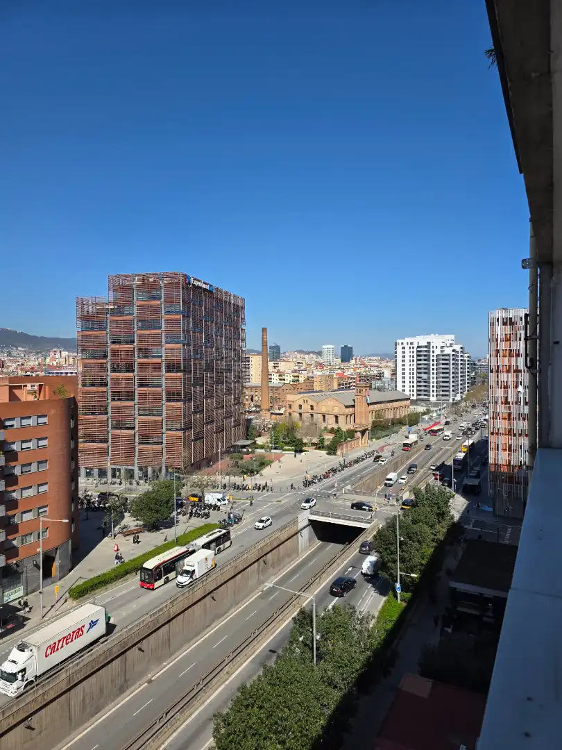 Vista exterior de Piso en venta en Barcelona con Aire acondicionado, Calefacción y Parquet