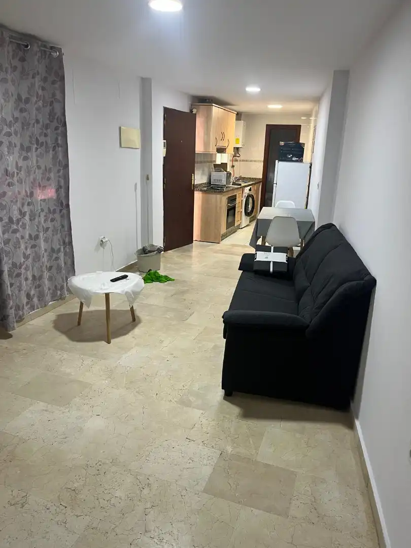 Living room of Flat for rent in La Línea de la Concepción  with Furnished, Washing machine and Microwave