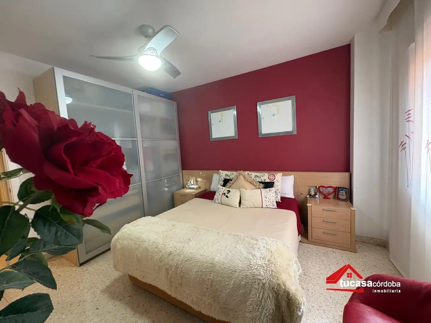 Bedroom of Flat for sale in Córdoba  with Air Conditioner and Balcony