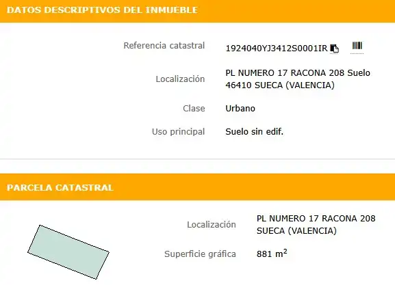 Residential land for sale in Plaça Numero 17 Racona 207, imagen 2