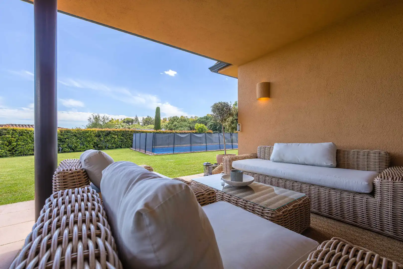 Terrassa de Casa o xalet en venda en Sant Vicenç de Montalt amb Aire condicionat, Calefacció i Jardí privat