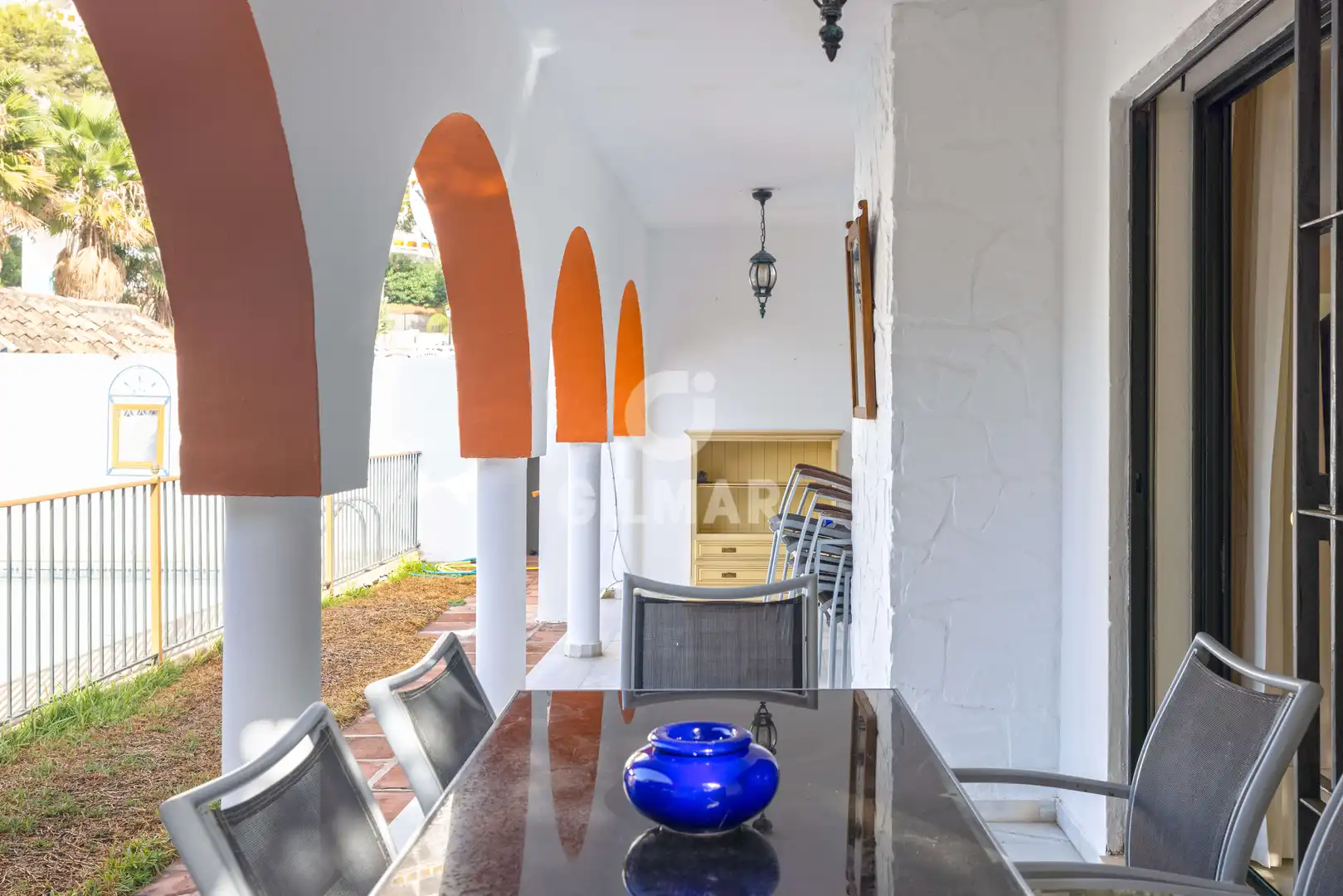 Terrassa de Casa o xalet en venda en Marbella amb Jardí privat i Piscina