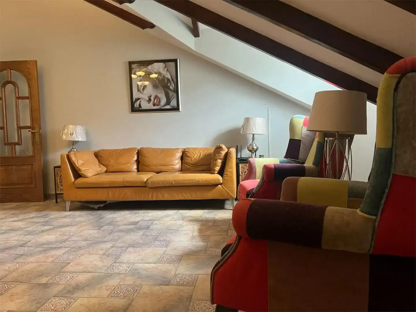 Wohnzimmer von Wohnung zur Miete in Alhaurín El Grande mit Klimaanlage, Schwimmbad und Balkon