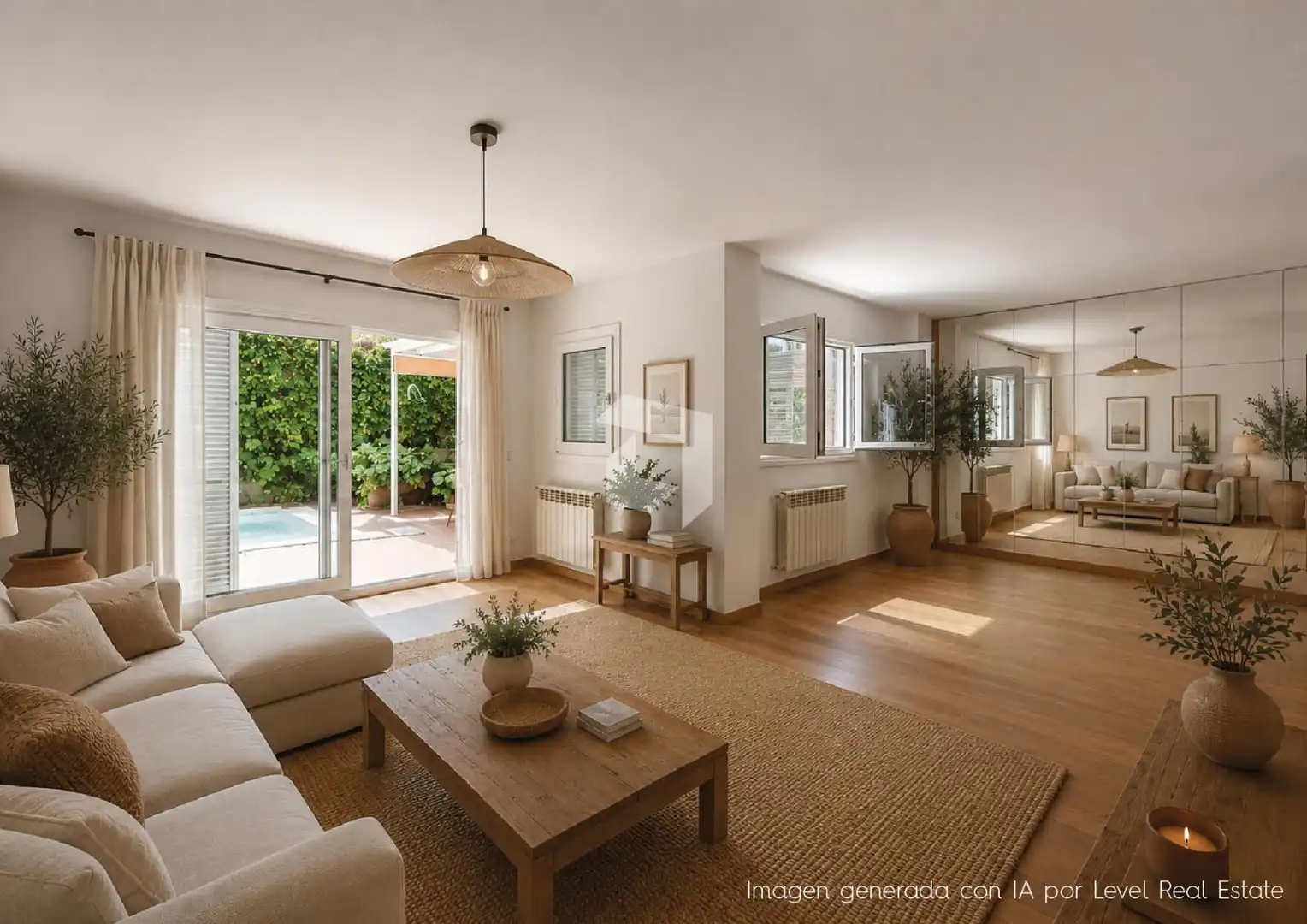 Living room of Detached homes for sale in Pozuelo de Alarcón  with Air Conditioner, Heating and Private garden