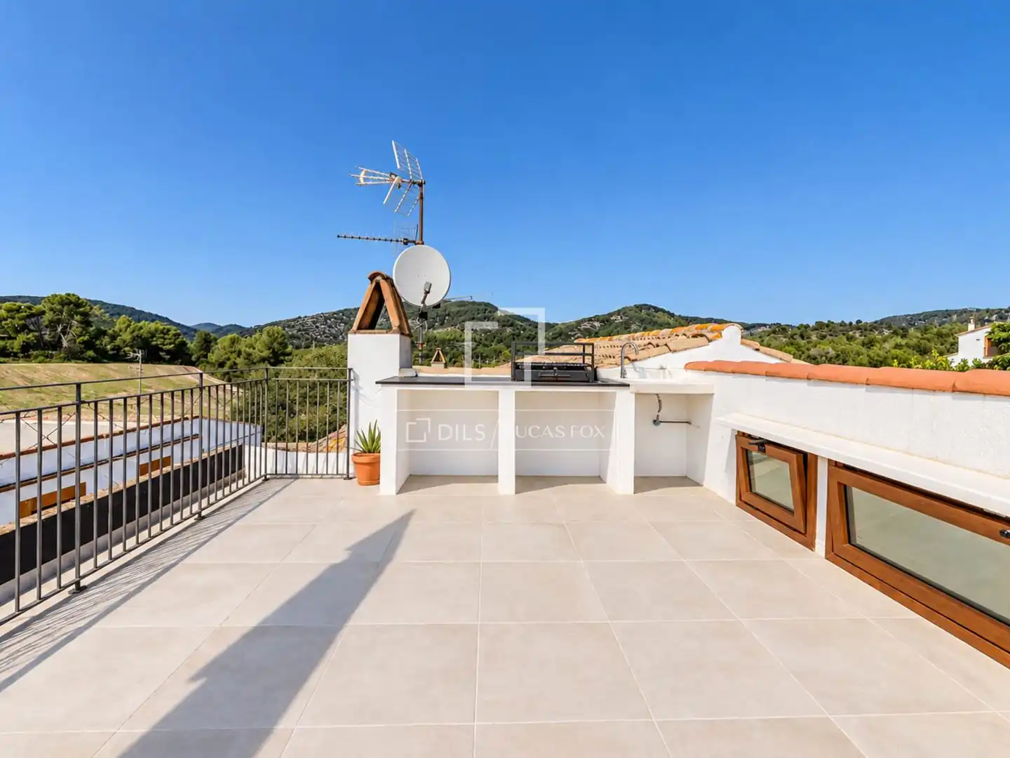 Terraza de Casa o chalet en venta en Centre