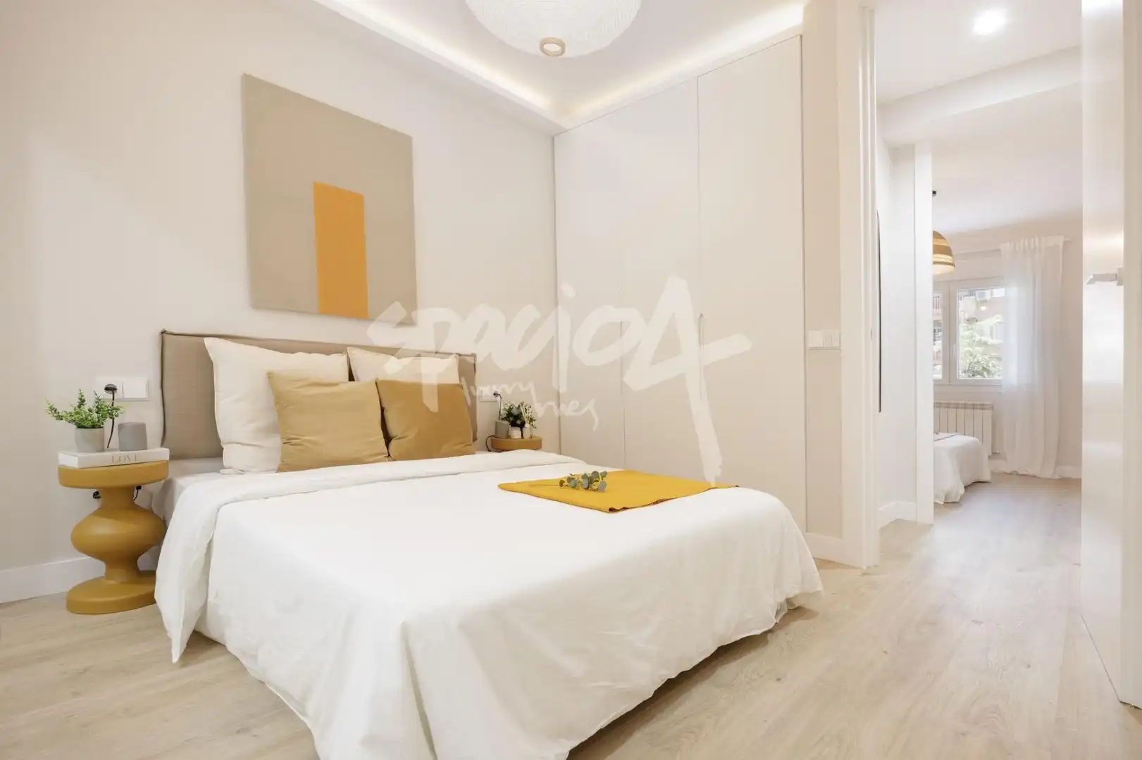 Bedroom of Flat for sale in Madrid  with Air Conditioner, Heating and Terrace