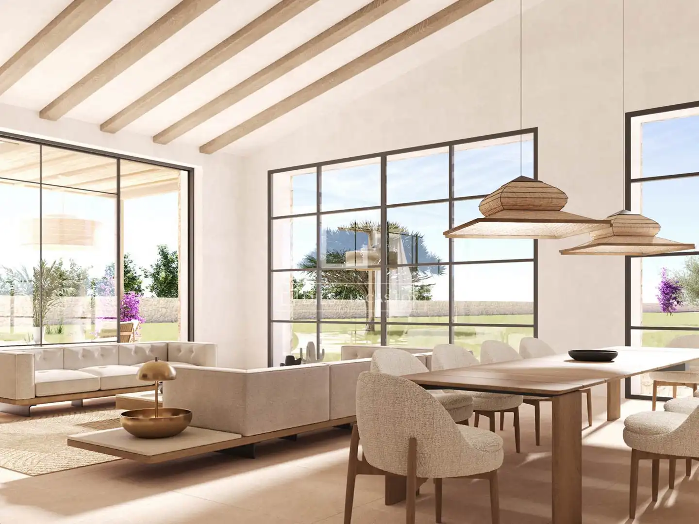 Sala de estar de Casa o chalet en venta en Llucmajor con Aire acondicionado, Calefacción y Jardín privado