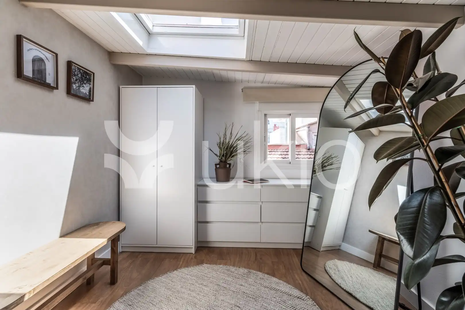 Habitación de Apartamento de alquiler en Madrid con Aire acondicionado, Calefacción y Terraza