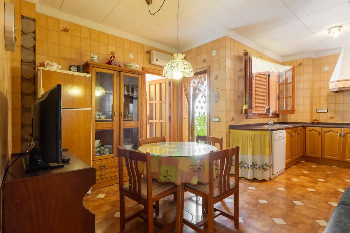 Küche von Country house zum Verkauf in Mogente / Moixent mit Klimaanlage, Heizung und Terrasse
