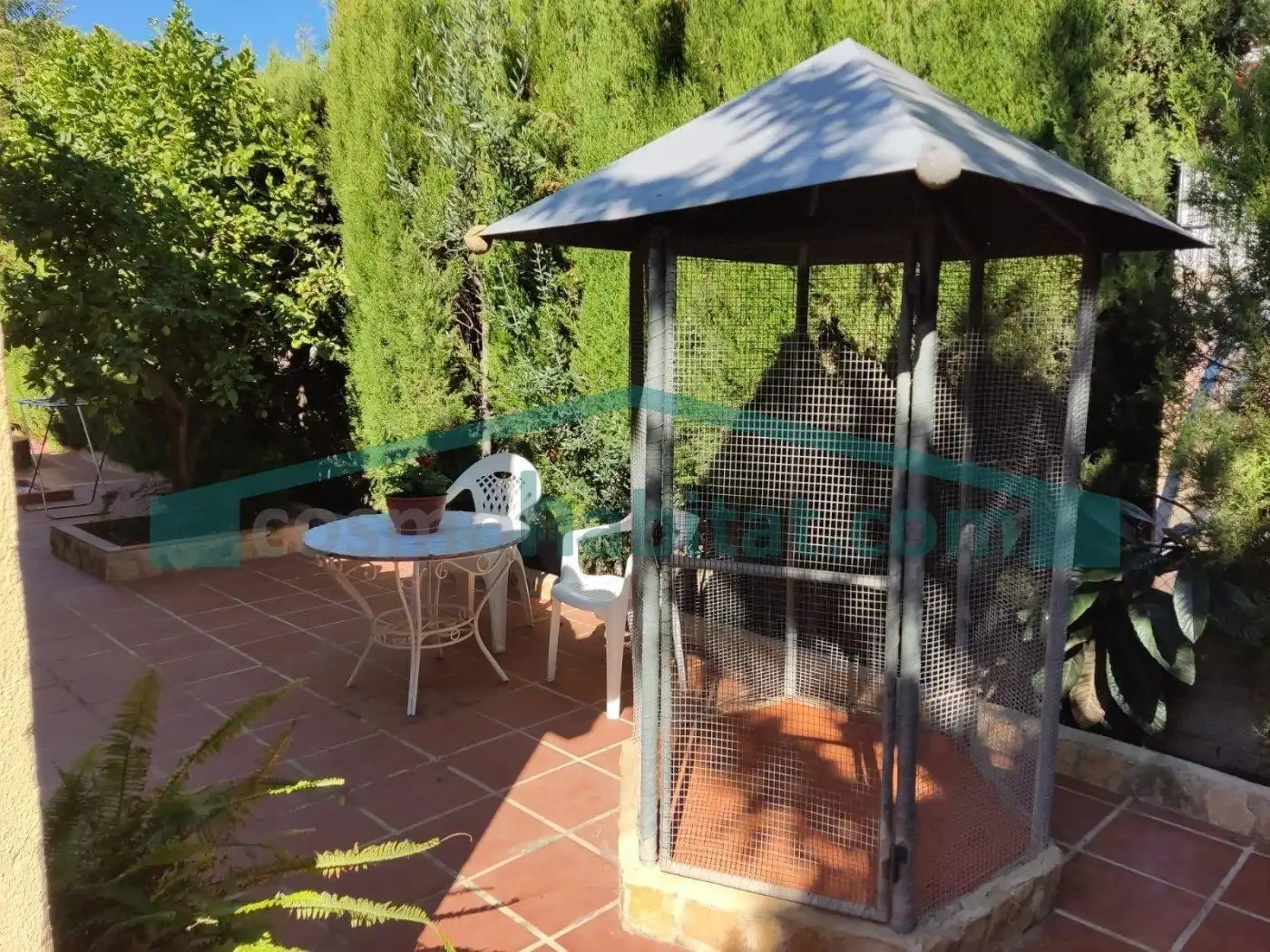 Garden of Houses for rent in Náquera  with Air Conditioner, Private garden and Terrace