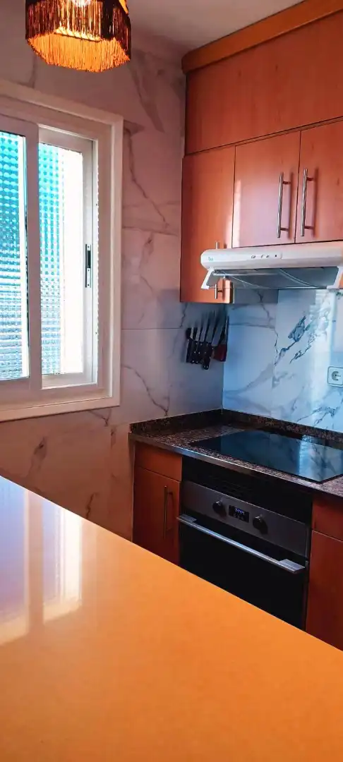 Kitchen of Flat for sale in Cambrils  with Air Conditioner, Terrace and Furnished