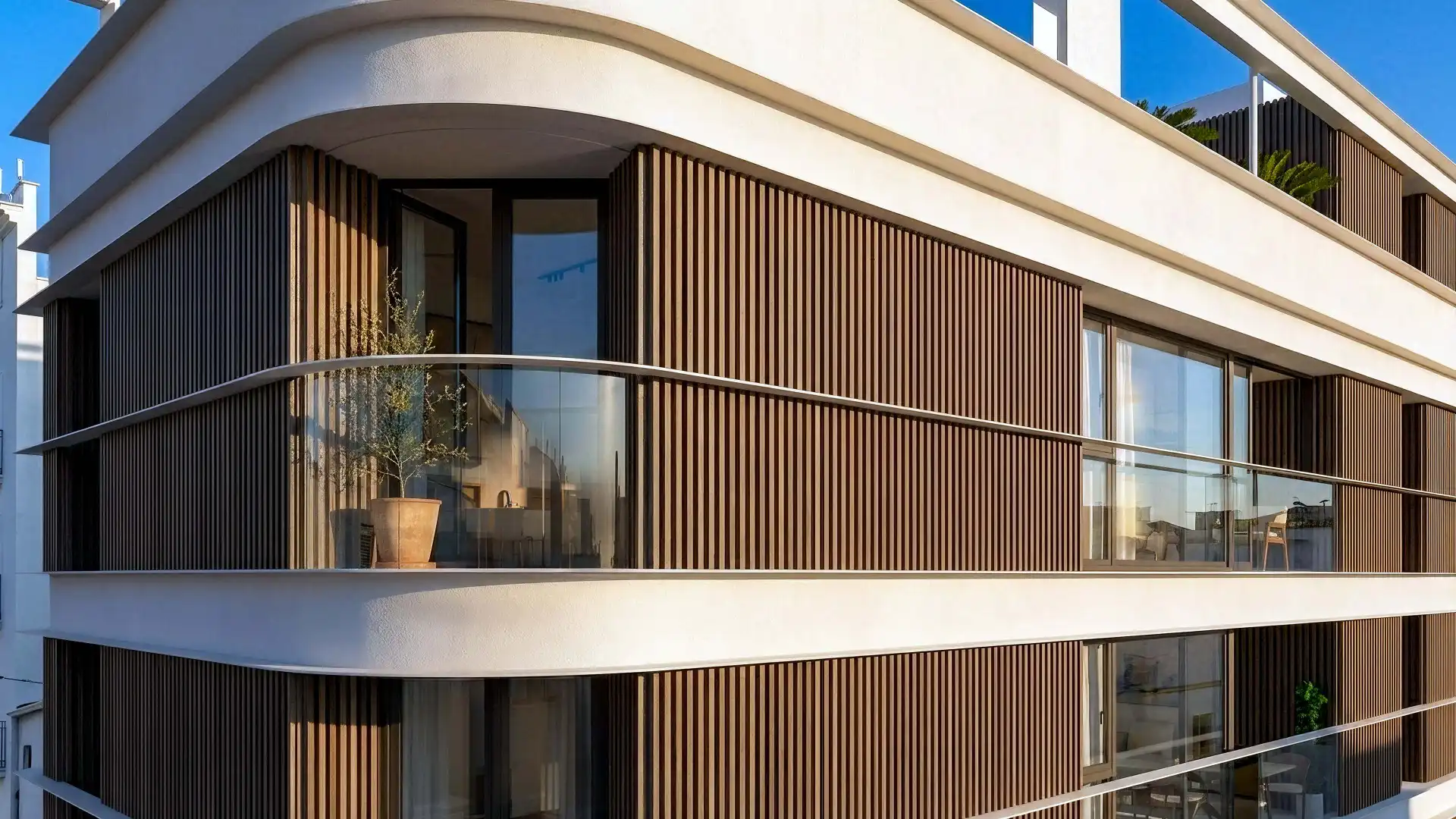 Exterior view of Apartments for sale in Estepona  with Air Conditioner and Terrace