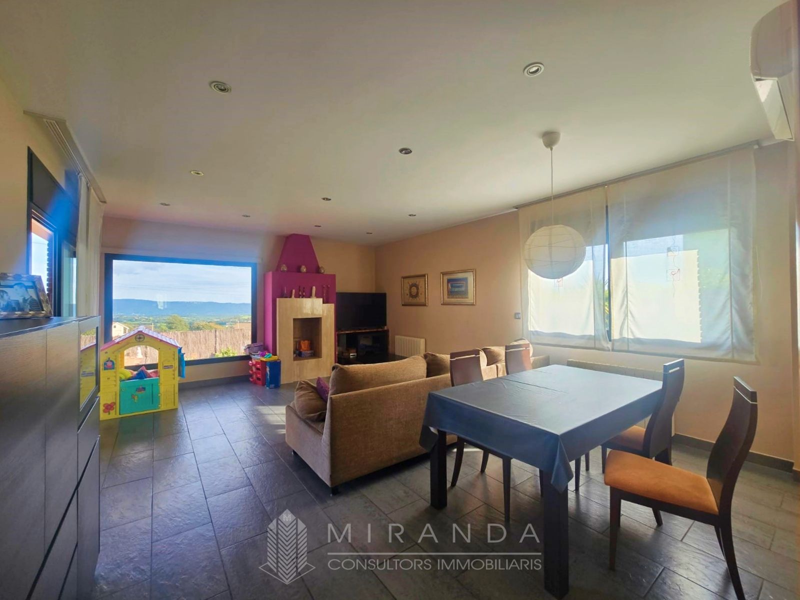 Living room of House or chalet for sale in Sant Pere de Vilamajor  with Air Conditioner, Heating and Private garden