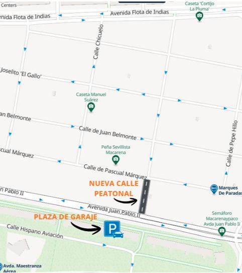 Foto 2 de Garaje de alquiler en Calle Hispano Aviación, 4, Los Remedios,  Sevilla Capital