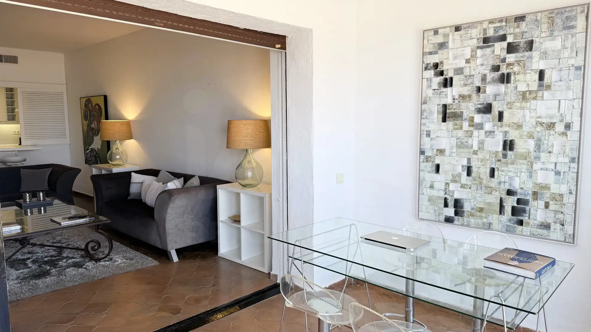 Dining room of Flat for sale in Marbella  with Air Conditioner and Terrace