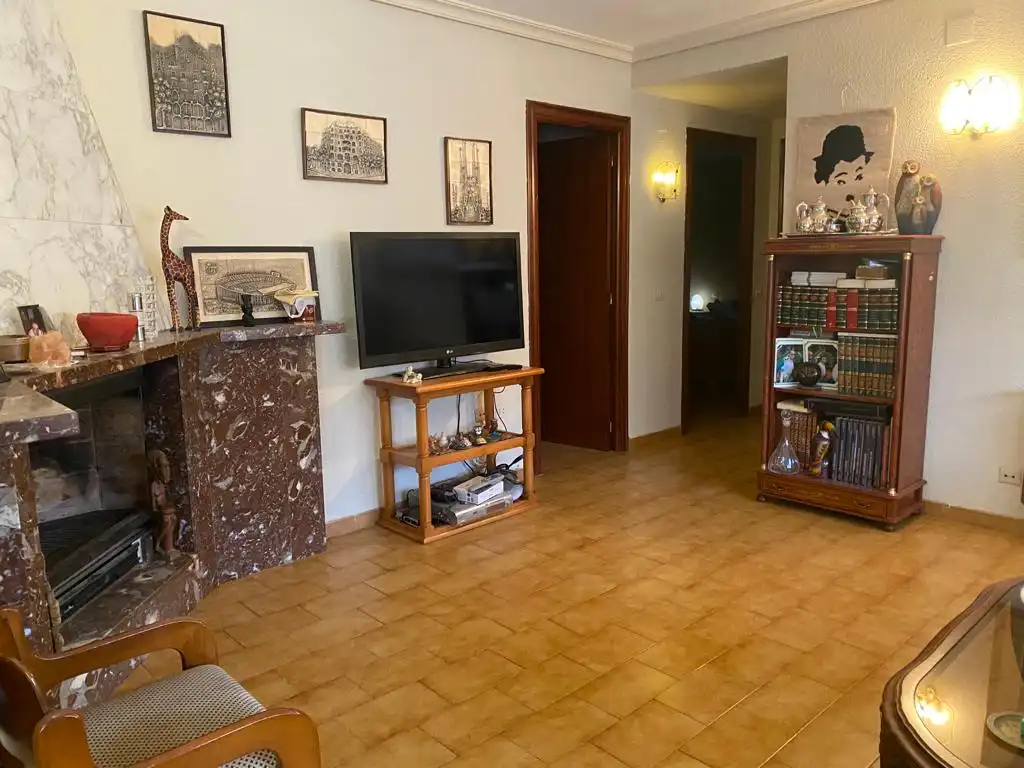 Sala d'estar de Finca rústica en venda en Sant Mateu amb Calefacció, Traster i Piscina