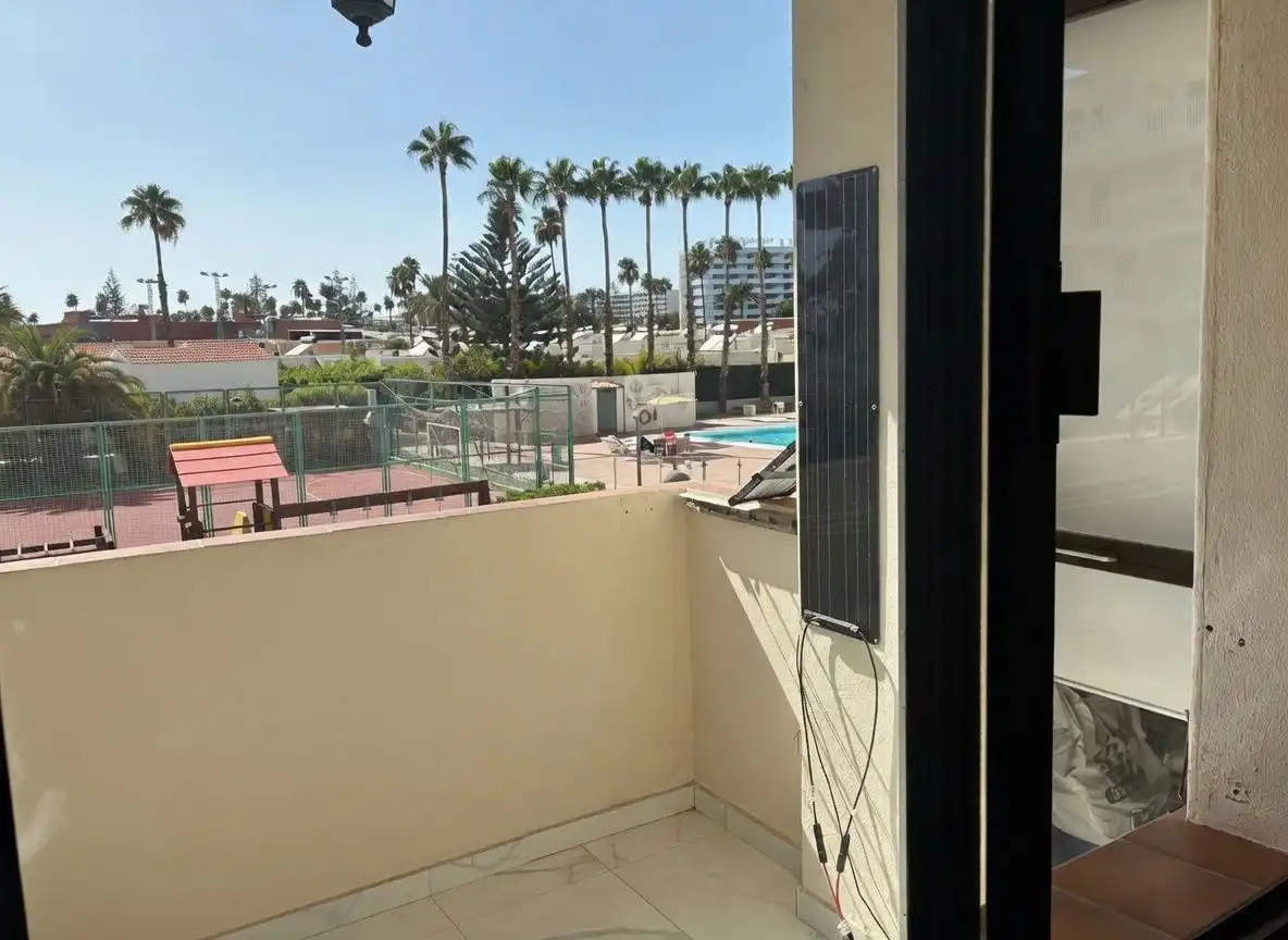 Balcony of Flat for sale in San Bartolomé de Tirajana  with Furnished, Oven and Washing machine