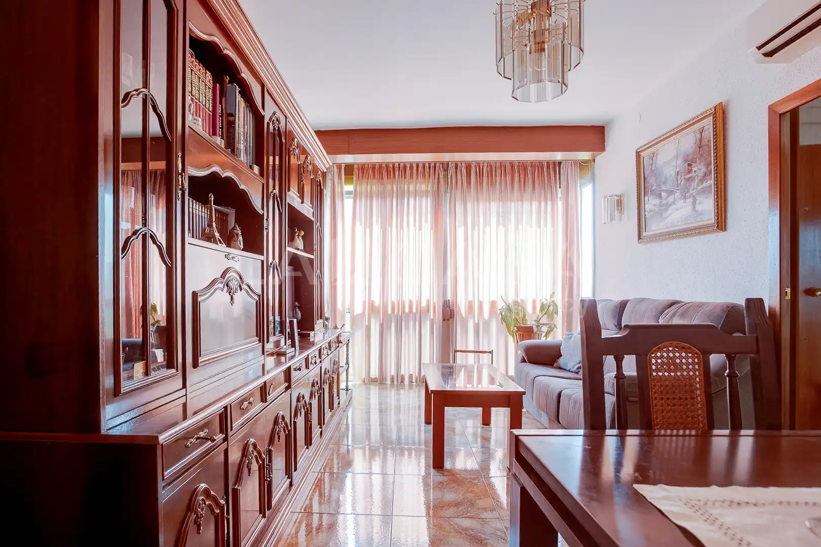 Sala de estar de Piso en venta en Sant Adrià de Besòs con Calefacción y Balcón