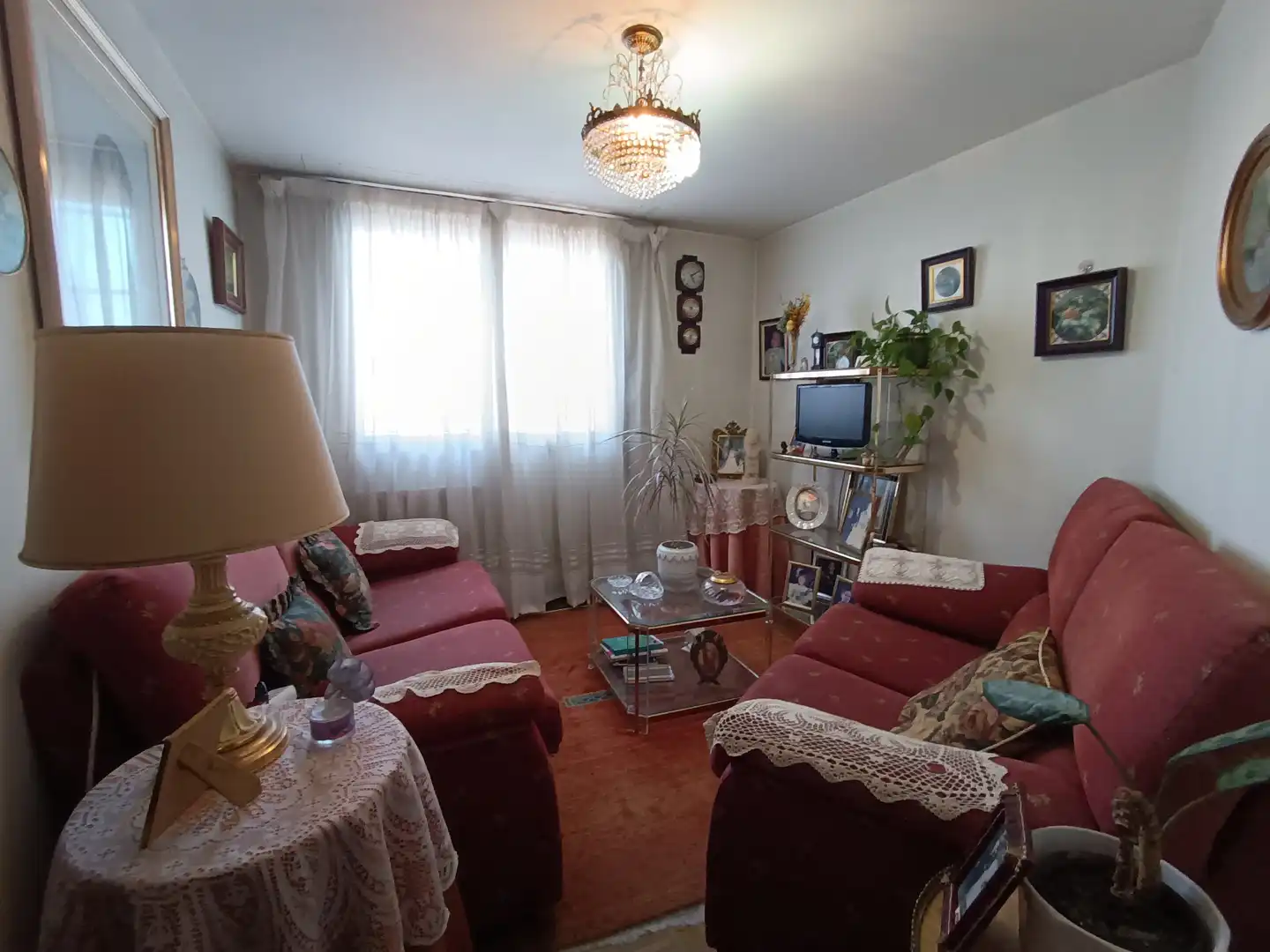 Wohnzimmer von Wohnung zum Verkauf in Pontevedra Capital  mit Heizung und Parkett