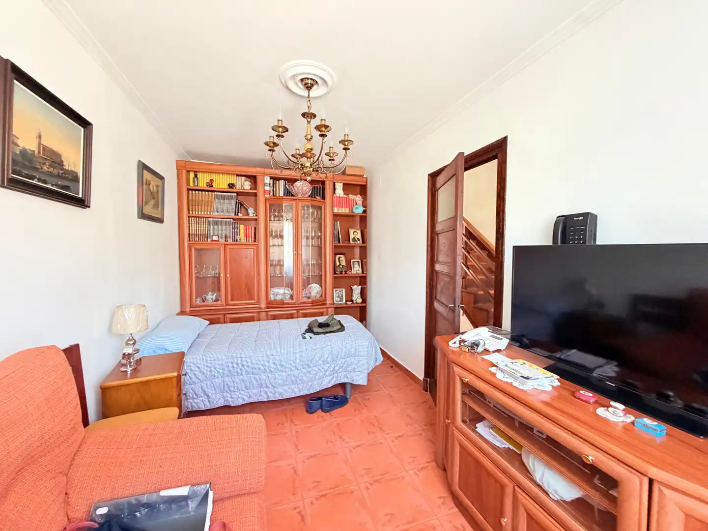 Sala de estar de Casa o chalet en venta en Gozón con Jardín privado, Parquet y Trastero