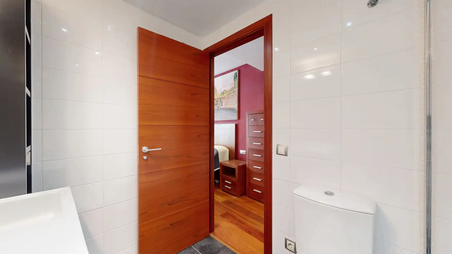 Bany de Pis de lloguer en Mislata amb Aire condicionat, Parquet i Moblat