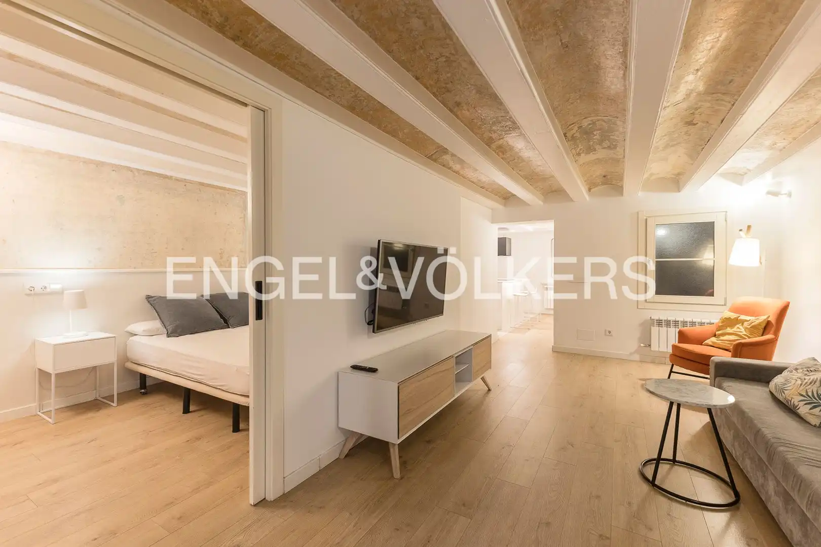 Sala de estar de Piso en venta en Barcelona con Aire acondicionado, Calefacción y Terraza