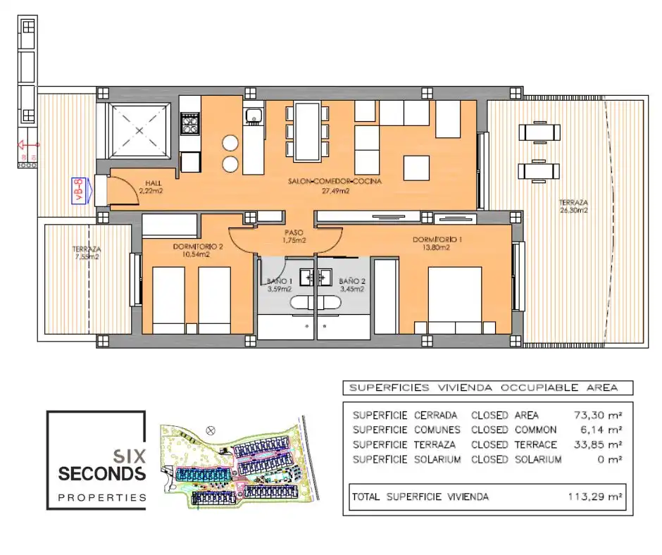 Apartament en venda en Orihuela amb Aire condicionat, Calefacció i Terrassa