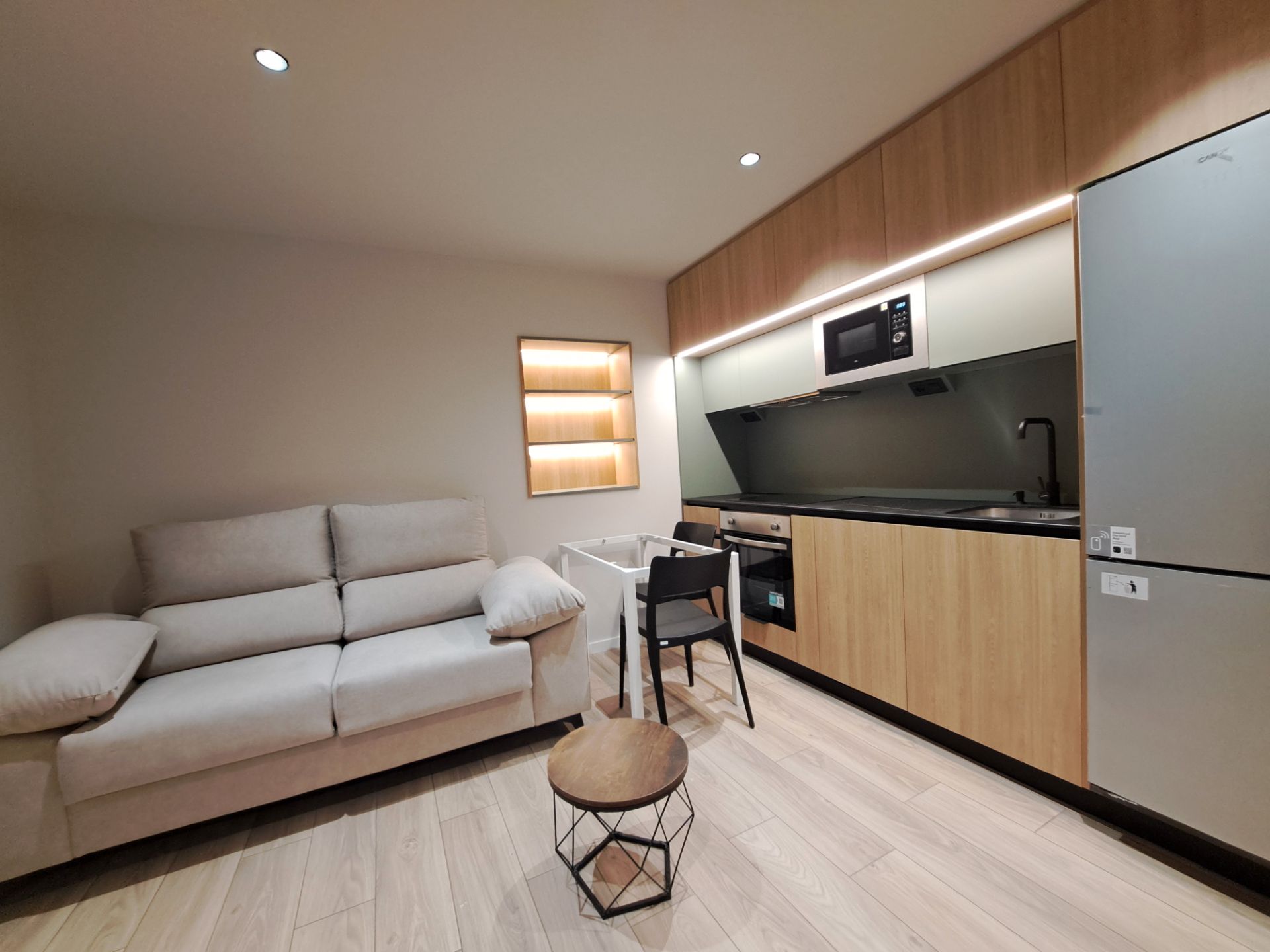 Living room of Apartment to rent in León Capital   with Parquet flooring, Furnished and Oven