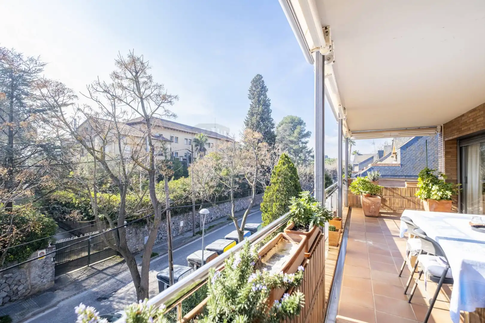 Exterior view of Attic for sale in Sant Cugat del Vallès  with Air Conditioner, Heating and Terrace