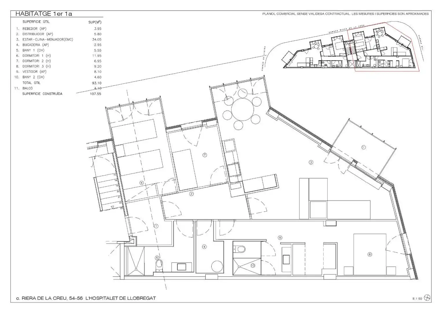 Piso en venta en L'Hospitalet de Llobregat con Terraza