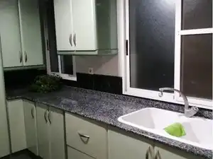 Kitchen of Flat for sale in Sagunto / Sagunt  with Air Conditioner, Balcony and Internet