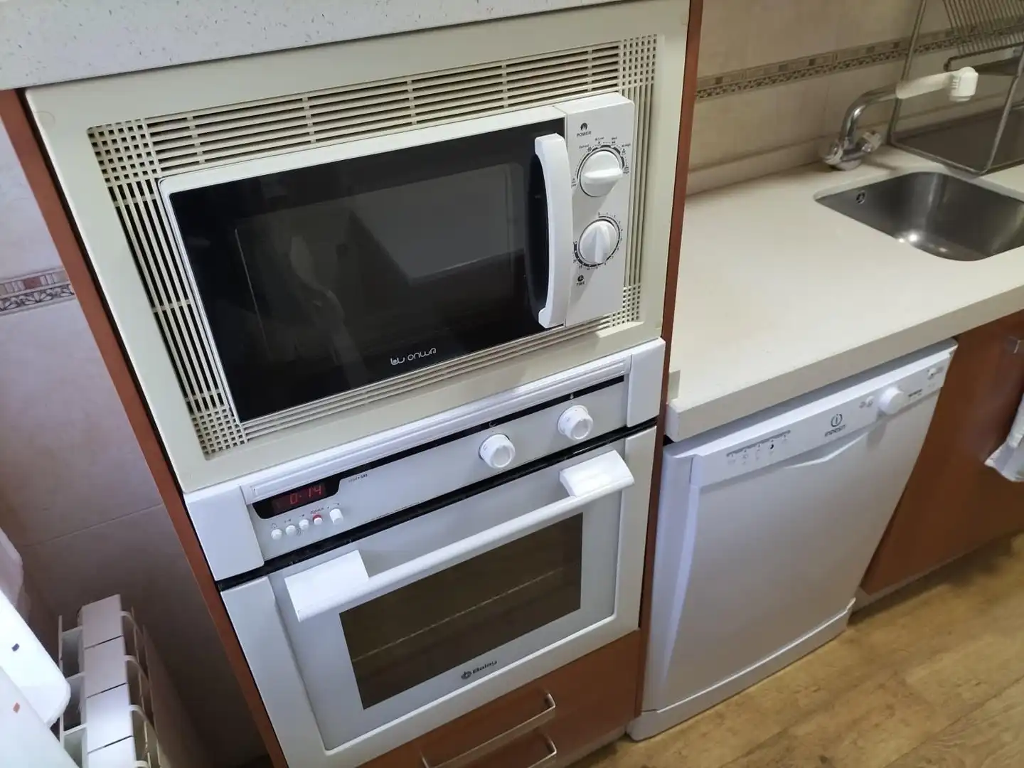 Cocina de Casa adosada en venta en Grijota con Calefacción, Jardín privado y Terraza