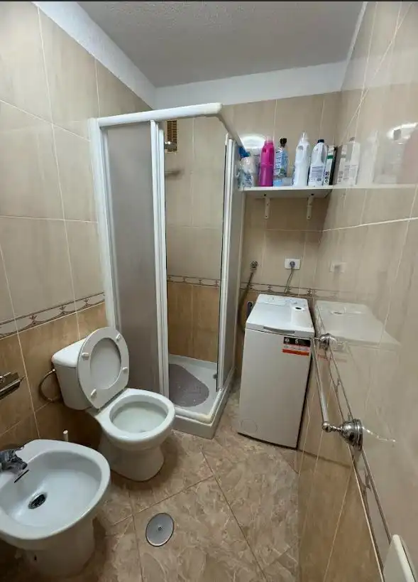 Baño de Apartamento en venta en Mogán con Terraza, Amueblado y Lavadora