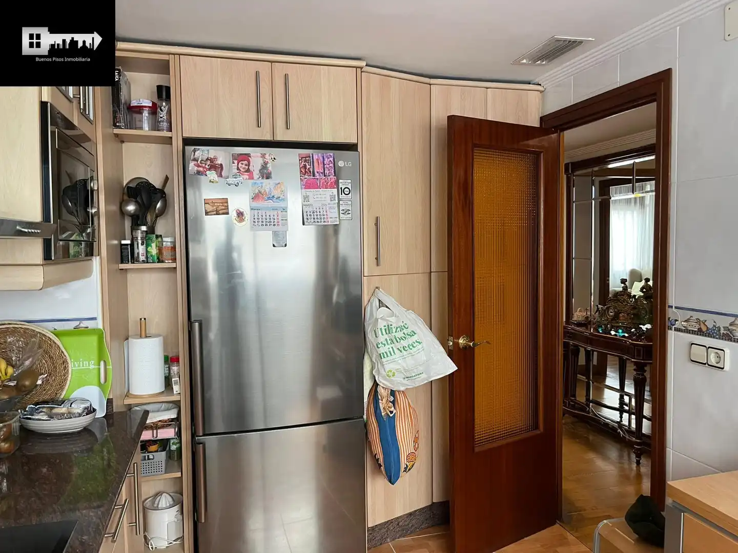 Cocina de Piso en venta en Alicante / Alacant con Aire acondicionado, Jardín privado y Parquet