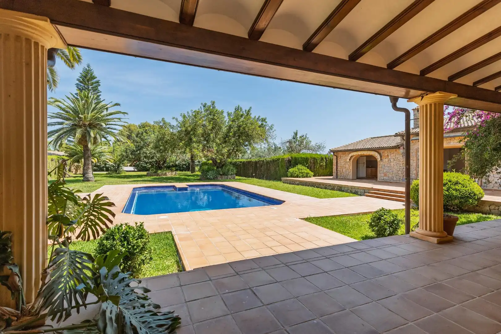 Piscina de Casa o xalet en venda en Pedreguer amb Aire condicionat, Calefacció i Jardí privat