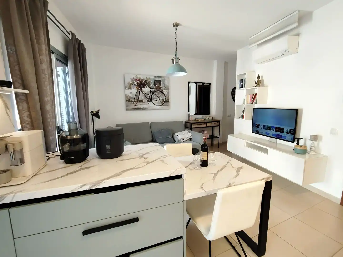 Wohnzimmer von Wohnungen zum Verkauf in Mogán mit Terrasse und Abstellraum