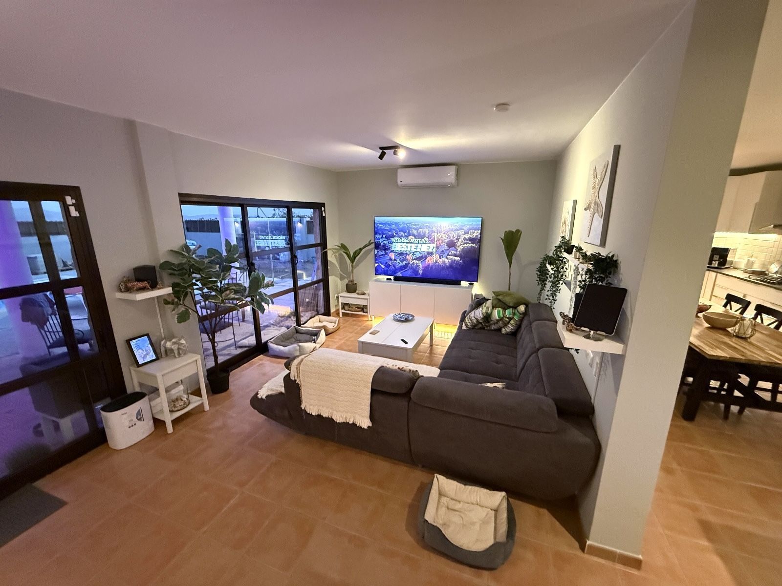 Sala d'estar de Casa o xalet en venda en Antigua amb Aire condicionat, Jardí privat i Piscina