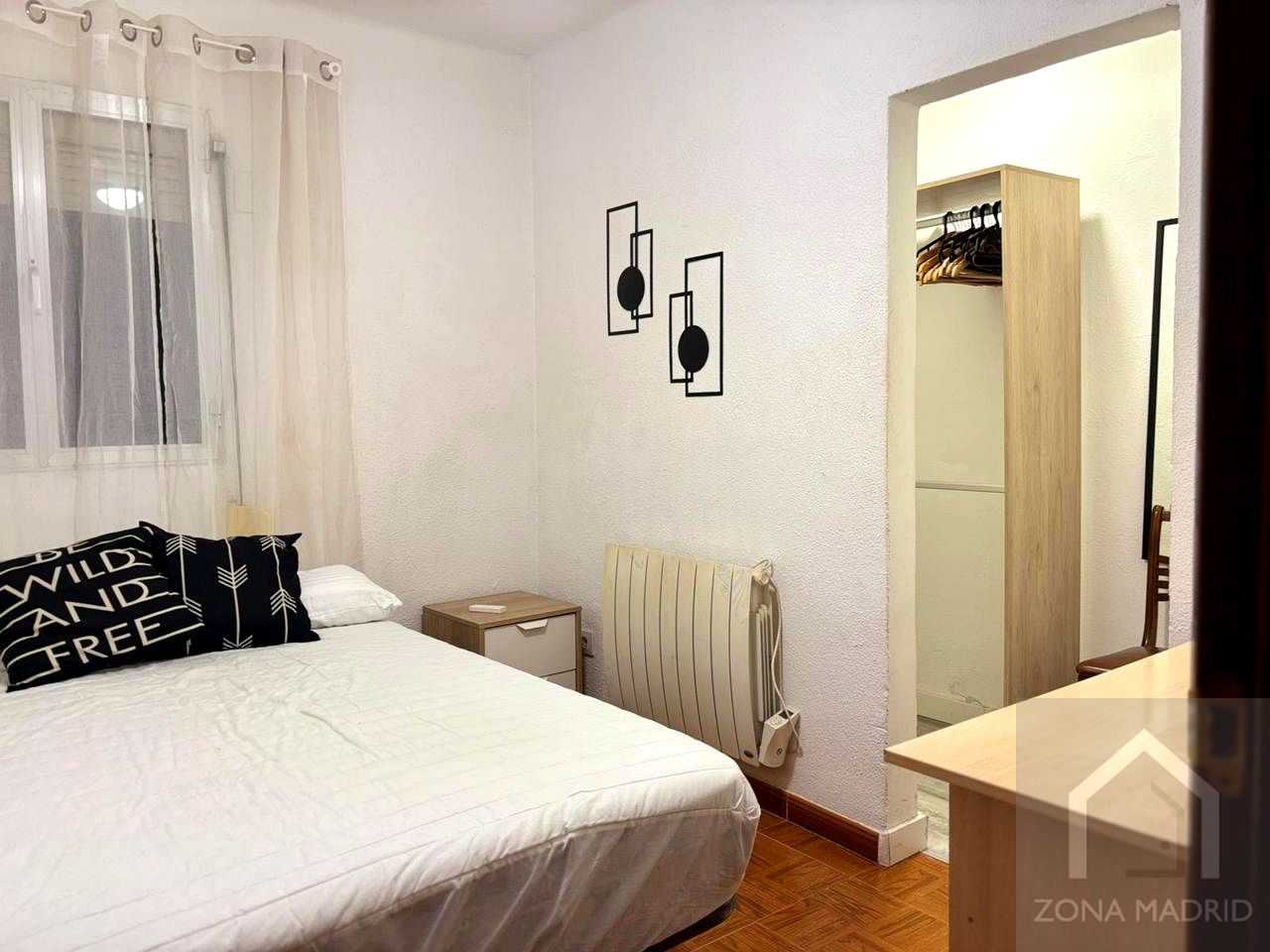 Bedroom of Flat to rent in  Madrid Capital